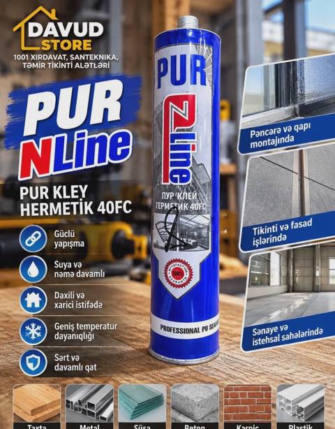 Poliuretan yapışdırıcı və hermetik Pur Nline 40FC — Баку