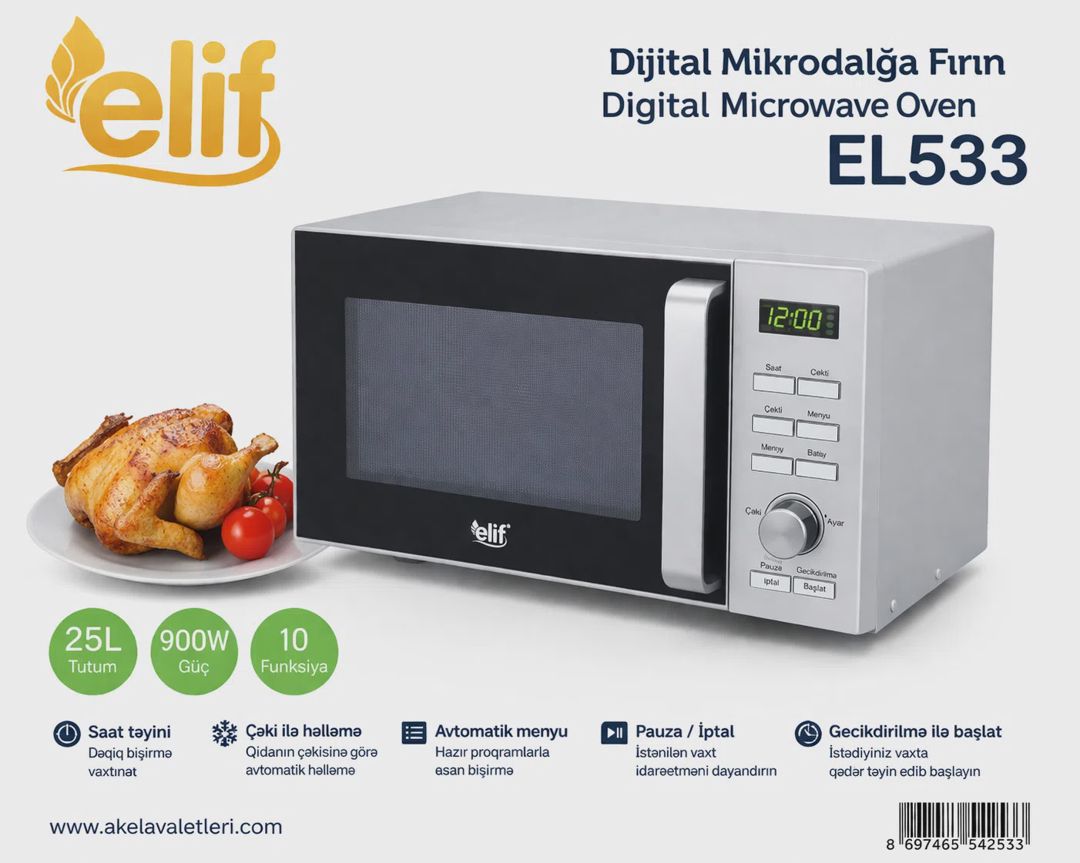Elif Mikrodalğalı soba — Mikrodalğalı sobalar, Bakı (2)