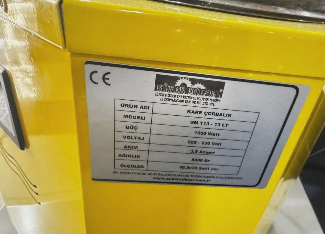 Şorba qızdırıcı Supermikser 13 litr — Peşəkar mətbəx texnikası, Bakı (2)