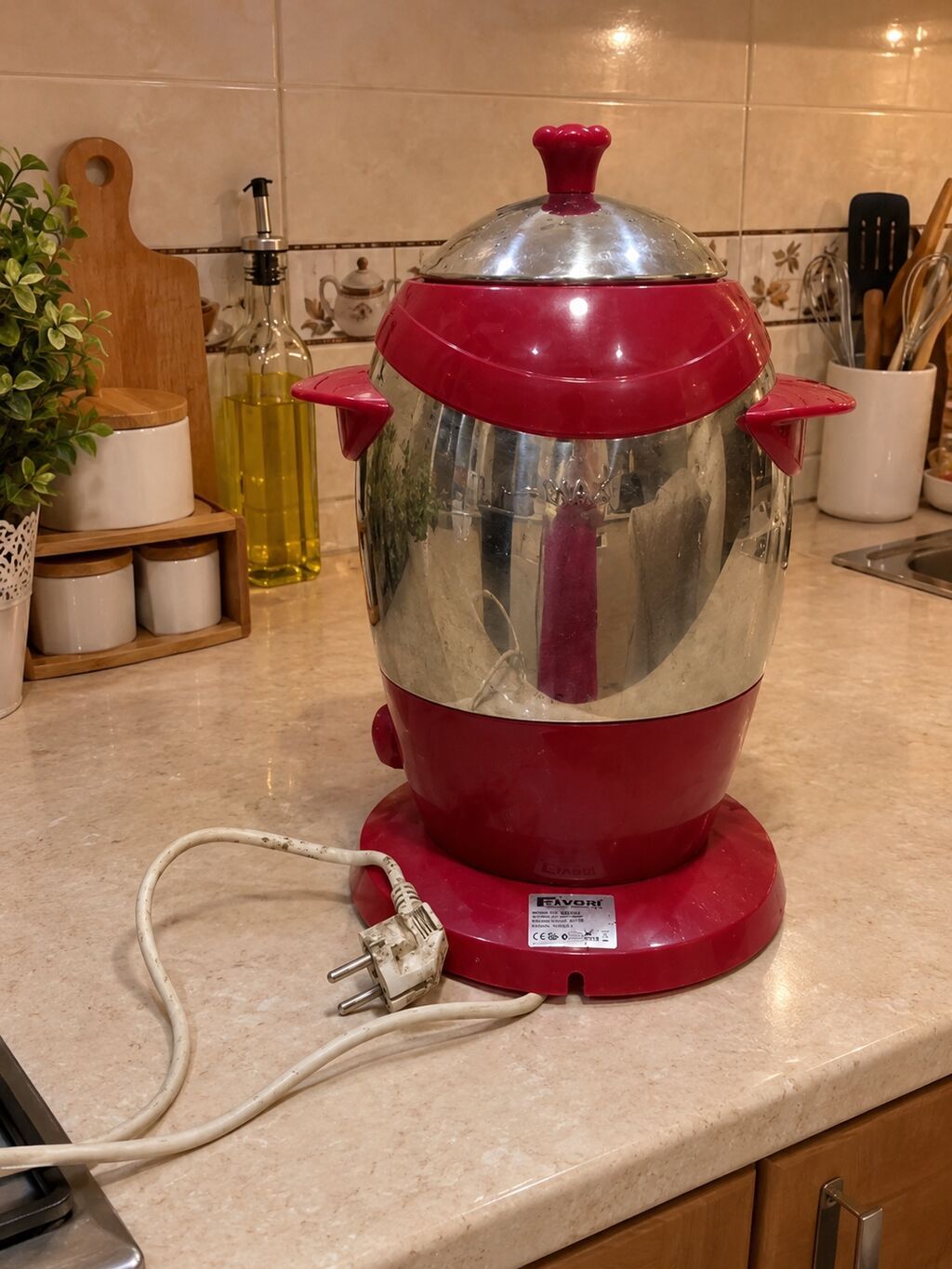 Yeni Elektrik Samovar, 5 l, Ünvandan götürmə — Samovarlar, Bakı (2)