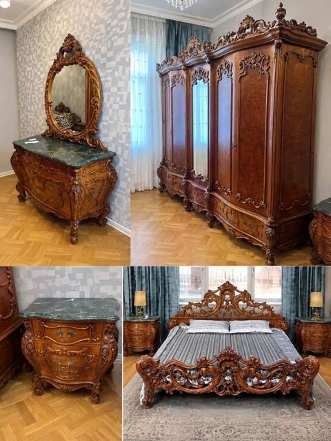 İkinəfərlik çarpayı, Dolab, Komod, Tumba, Rumıniya, İşlənmiş — 17 000 ₼ · Баку, Yasamal · Yataq otağı mobilya dəstləri İkinəfərlik çarpayı, Dolab, Komod, Tumba, Rumıniya, İşlənmiş — Баку