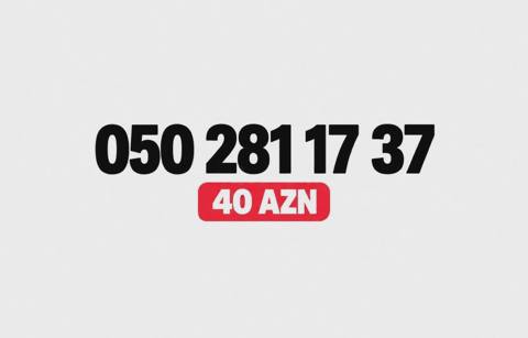 Azercell nömrə 050 281-17-37 — Bakı