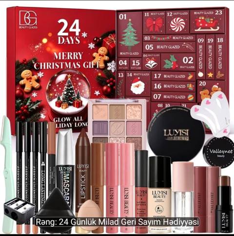 Advent calendar Beauty Glazed 24 Günlük Milad Geri Sayım Hədiyyə — Baku