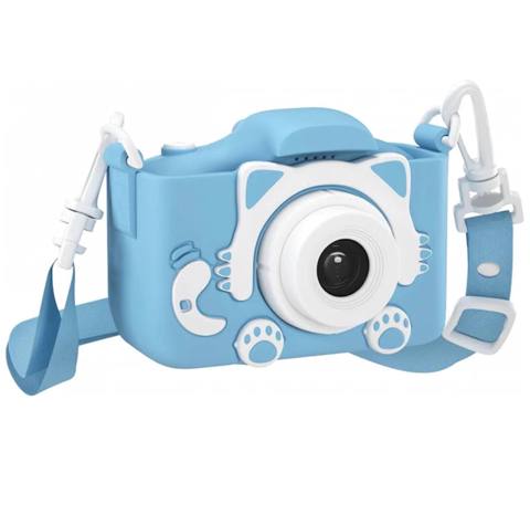 Uşaq üçün fotoaparat Pişik, mavi, 8x5x6 sm — 37 ₼ · Bakı · Mallar Uşaq üçün fotoaparat Pişik, mavi, 8x5x6 sm — Bakı
