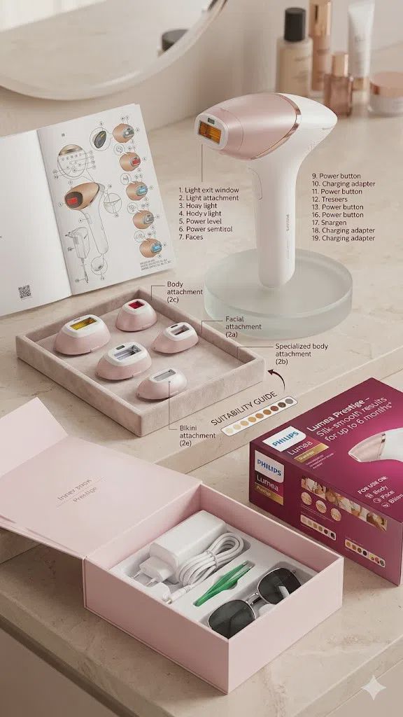 Fotoepilyator Philips Lumea Prestige BRI950/00 — Mallar, Bakı (2)