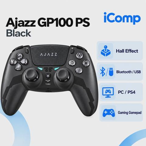 Ajazz GP100 PS Black Gaming Gamepad — 69 ₼ · Баку · Oyunlar, konsollər və proqramlar Ajazz GP100 PS Black Gaming Gamepad — Баку