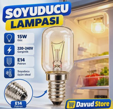 Soyuducu lampası E14 15W — Baku
