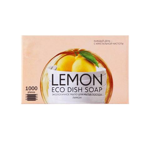 Qab yumaq üçün ekoloji sabun limon ətri ilə, 125 q — Ürünler