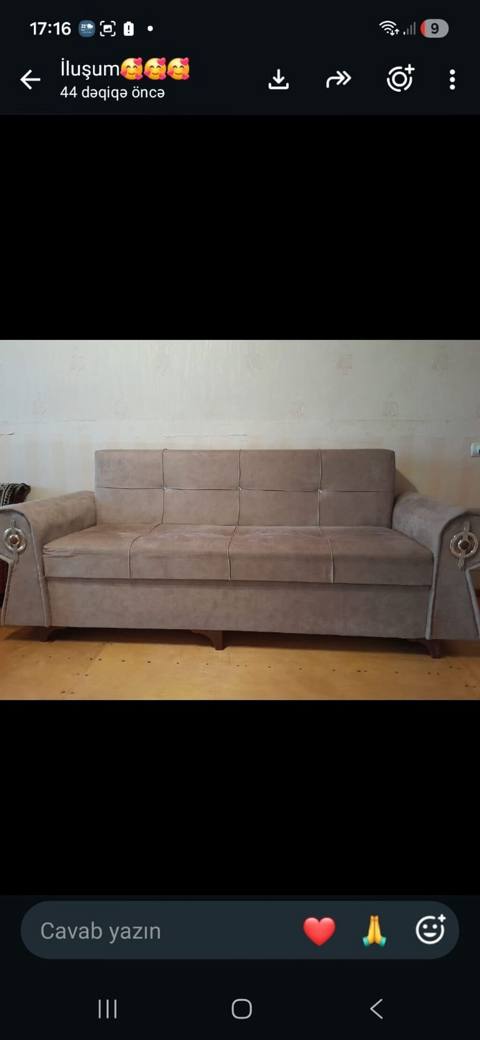 Divan, İşlənmiş, Açılan, Bazalı, Parça, Ödənişli çatdırılma — Furniture