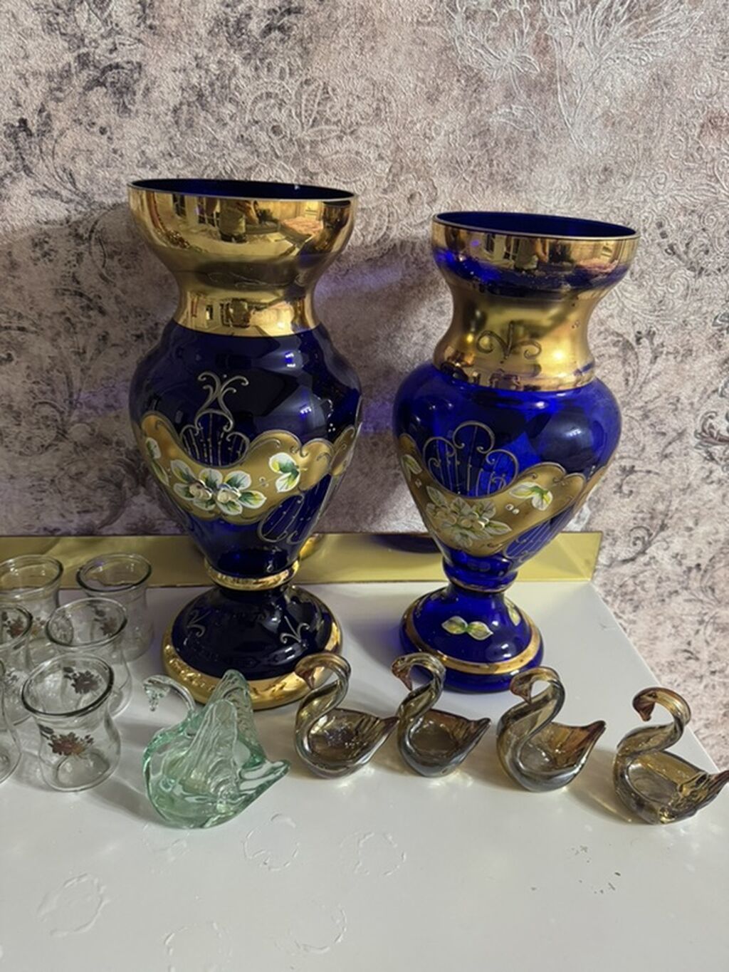 Vaza dəsti — Vaazalar, kreslolar, süni çiçəklər, Digah (2)