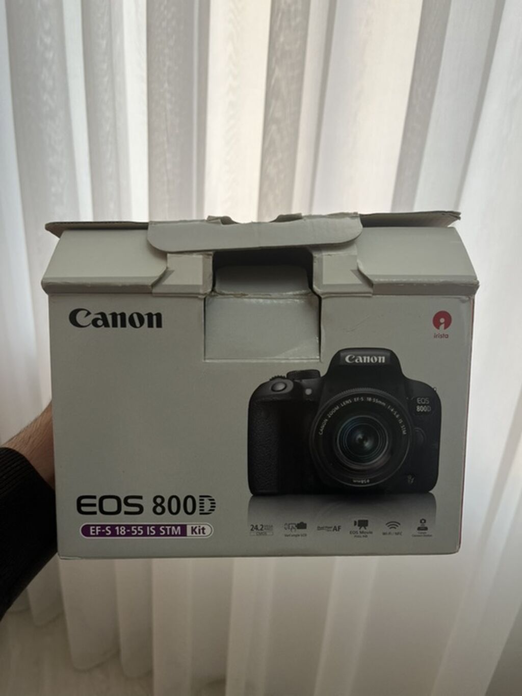 Canon EOS 800D (EF‑S 18‑55mm IS STM Kit) - 24.2 MP Aps‑c Cmos sensor — Fotoaparat, Bakı (4)