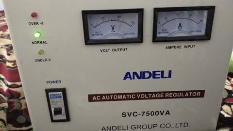 Satılır 340₼ alınıb ünvan Masazır Andelı SVC-7500VA – AC — Баку