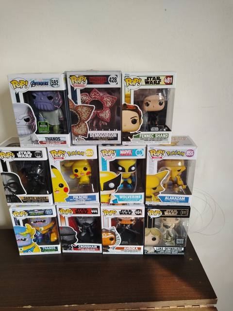 Funko Pop vinyl fiqurlar kolleksiyası – orijinal qutusunda — 400 ₼ · Джейранбатан · Oyuncaq figuraları Funko Pop vinyl fiqurlar kolleksiyası – orijinal qutusunda — Джейранбатан