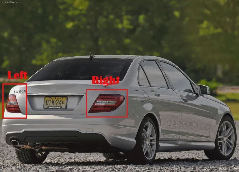 Arxa stop işığı Mercedes W204 LED — Avtomobil işığı, Bakı