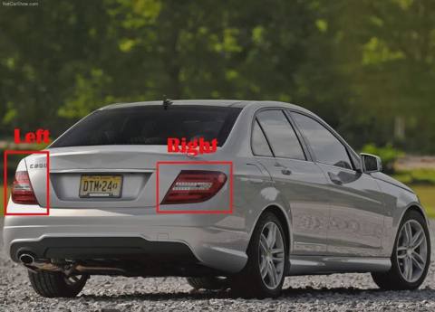 Arxa stop işığı Mercedes W204 LED — Баку