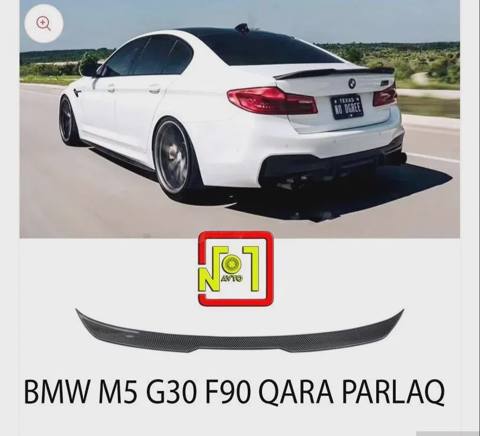 Baqaj spoyleri BMW M5 G30, F90 — 59 ₼ · Bakı · Kuzov hissələri Baqaj spoyleri BMW M5 G30, F90 — Bakı