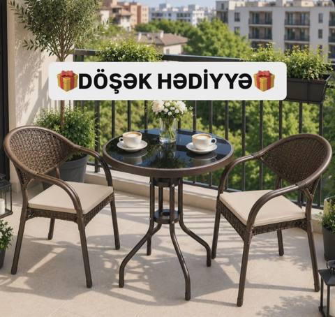 Masa və oturacaq dəsti (bağ və restoran üçün) — 199 ₼ · Bakı · Mebel Masa və oturacaq dəsti (bağ və restoran üçün) — Bakı