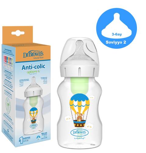 Köp və sancı əleyhinə Polipropilen 330ml səviyyə 2(3-6ay)başlıqlı şəkilli butulka — საქონელი