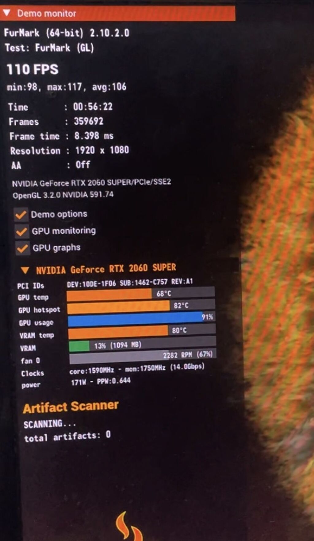 Videokart MSI GeForce RTX 2060 Super, 8 GB, İşlənmiş — Qrafik kartlar, Bakı (5)