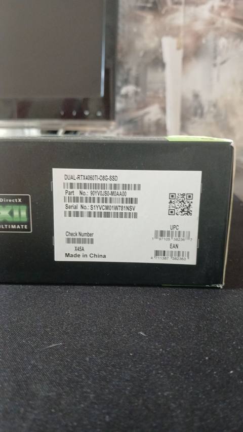 ASUS Dual GeForce RTX 4060 Ti OC Edition videokart - Model — Bakı