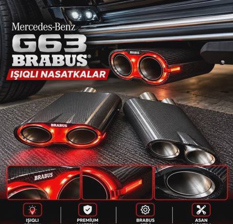 Səsboğucu başlığı Brabus Mercedes üçün — 18 ₼ · Bakı · Egzoz sistemi Səsboğucu başlığı Brabus Mercedes üçün — Bakı