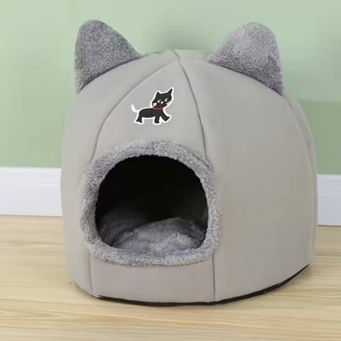 Taxt-evcik pişiklər və itlər üçün, parça/poliester, boz — 30 ₼ · Баку · Mallar Taxt-evcik pişiklər və itlər üçün, parça/poliester, boz — Баку