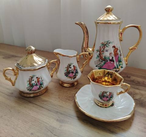 Çay dəsti, rəng - Ağ, Farfor — Bakı