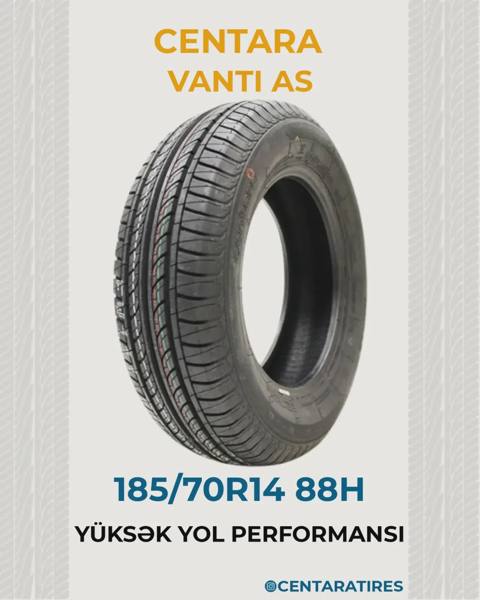 Avtomobil şini Centara Vanti AS 185/70R14 — 66 ₼ · Sumgayit · Təkərlər, şinlər, diskləri Avtomobil şini Centara Vanti AS 185/70R14 — Sumgayit