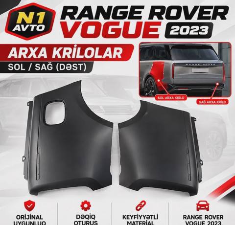 Arxa qanad Land Rover Range Rover Vogue 2023 — 23 ₼ · Bakı · Avto Arxa qanad Land Rover Range Rover Vogue 2023 — Bakı