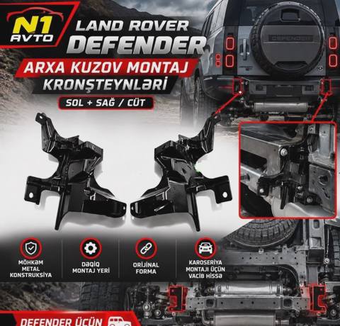 Arxa bufer kronşteyni Land Rover Defender — 13 ₼ · Bakı · Avto Arxa bufer kronşteyni Land Rover Defender — Bakı