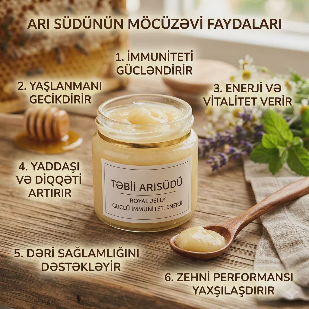 Arısüdü Təbii Royal Jelly — Diyet, diabet və sağlam qida, Bakı