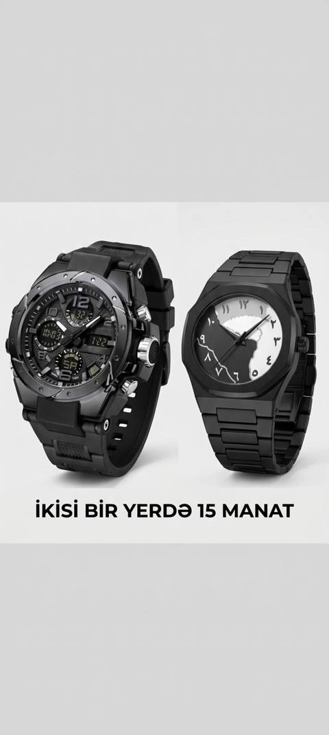 Soldaki saat eyni ilə məndəki deyil oxşayır əqrəbi geri — Bakı