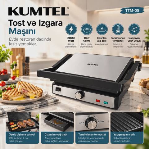 Kumtel Toster — 100 ₼ · Baku · Ev texnikası Kumtel Toster — Baku