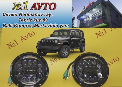 Fara Jeep Wrangler üçün LED — 140 ₼ · Баку · Avtomobil işığı Fara Jeep Wrangler üçün LED — Баку