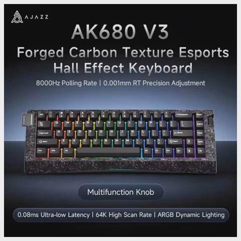 Ajazz AK680 V3 Black Magnetic — 125 ₼ · Баку · Klaviaturalar və siçanlar Ajazz AK680 V3 Black Magnetic — Баку