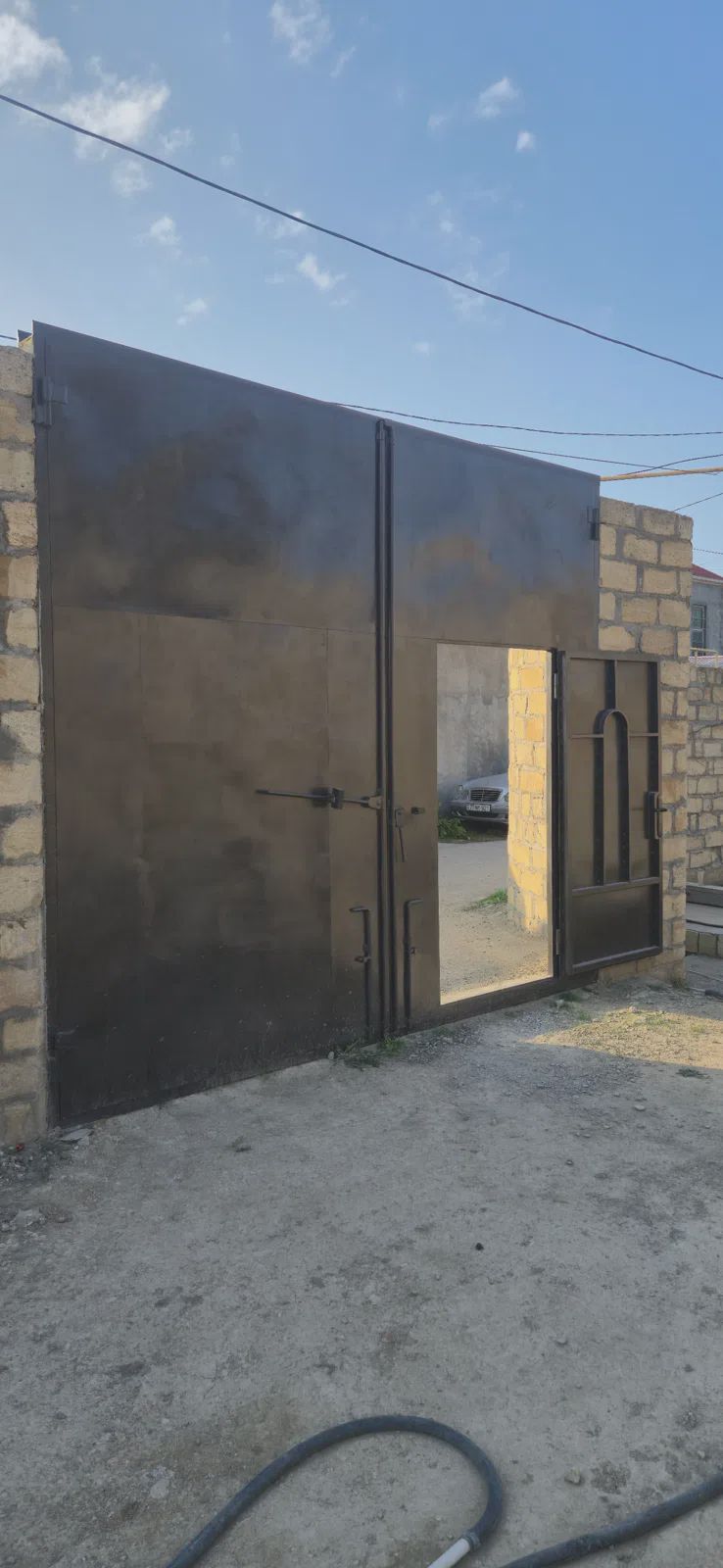 Həyət üçün metal darvaza — Mallar, Bakı (4)