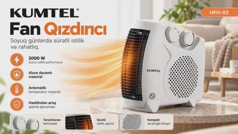 Kumtel Elektrik qızdırıcı — 32 ₼ · Баку · Ev texnikası Kumtel Elektrik qızdırıcı — Баку