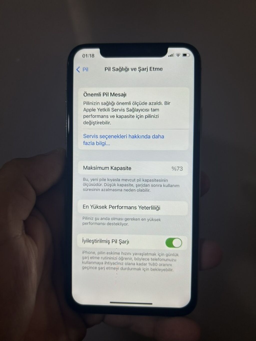 IPhone X, 64 GB, Gümüşü, Qırıq — Apple iPhone, Bakı (3)