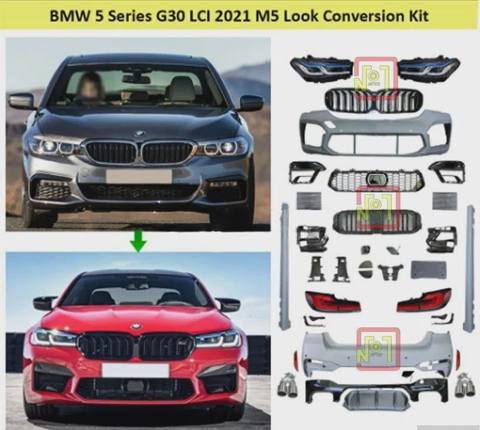 Body kit dəsti BMW G30 — 1 999 ₼ · Baku · Kuzov hissələri Body kit dəsti BMW G30 — Baku