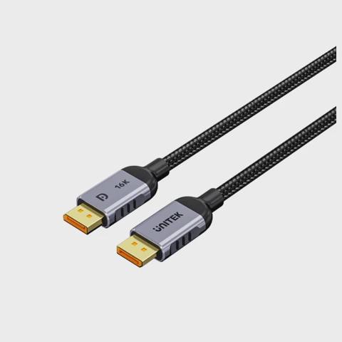 Unıtek Gaming 8K@120Hz DisplayPort 2.1 Cable – 2M C1626GY01 — ITM Store — Кабельдер, адаптерлер және өткізгіштер