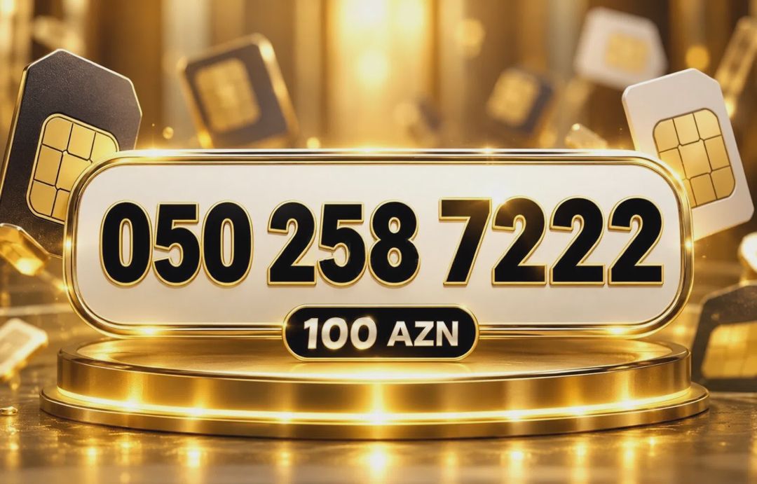 Azercell nömrə (050) 258-72-22 — Elektronika, Bakı