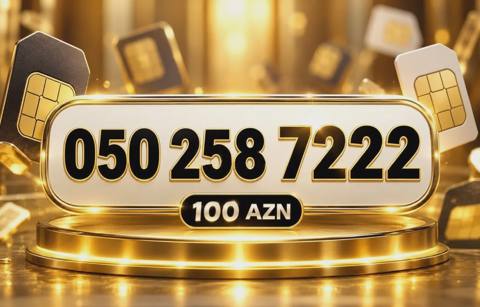 Azercell nömrə (050) 258-72-22 — Mallar