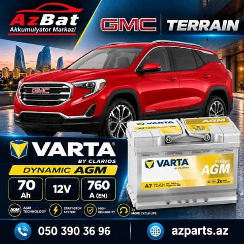 Varta, 70 ah, Orijinal, Almaniya, Yeni — Bakı