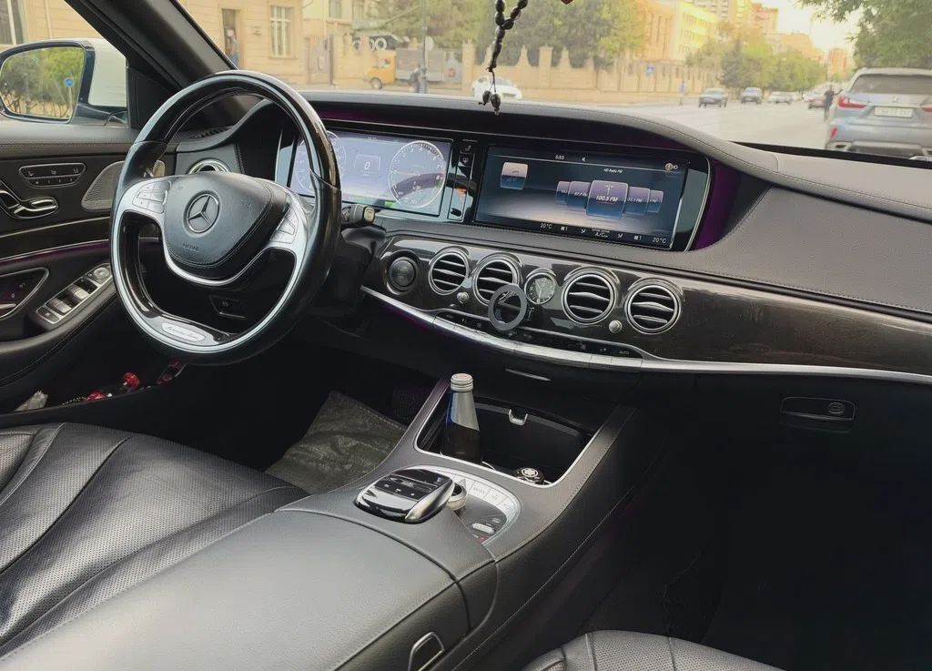 Mercedes S 550 e, 2016 il, 163000 km, 3 L 88-DZ-587 — Avtomobillər, Bakı (12)