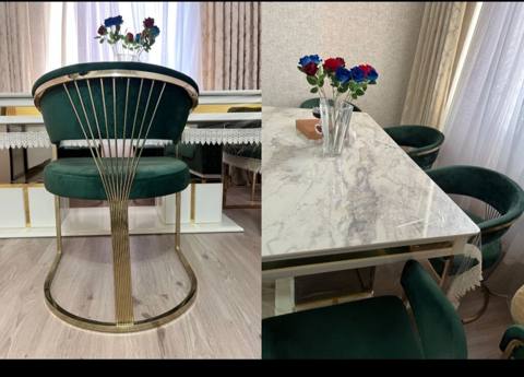 masa Desti satılır 500 manata 8 Eded stulu var Saray AFA 2226 — Furniture