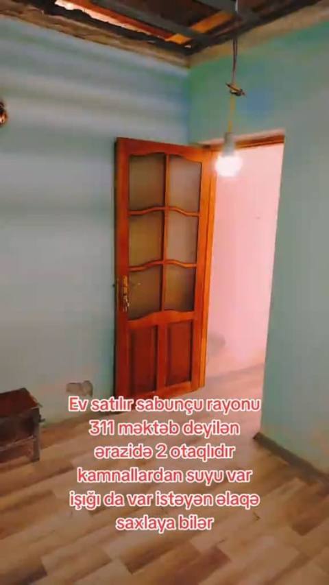 Sabunçu qəs. 2 otaqlı, 40 kv. m, Kredit yoxdur, Yeni təmirli — 20 000 ₼ · 2 бөлме · Баку, Sabunçu · Ev, villa Sabunçu qəs. 2 otaqlı, 40 kv. m, Kredit yoxdur, Yeni təmirli — Баку