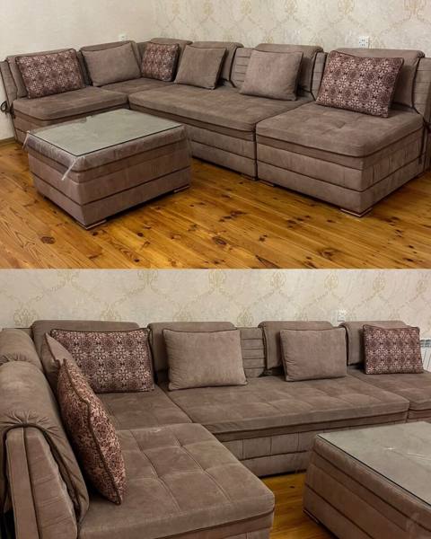 Divan 630azn. Bazalıdır, hər şeyi yaxşı vəziyyətdədir qubkada əyilmə — Furniture