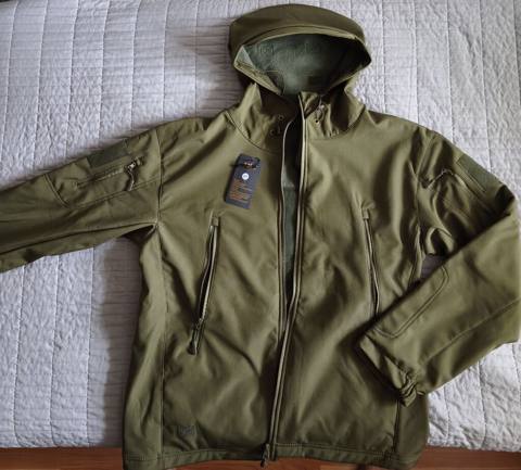 Taktiki softshell gödəkçə – oliiv-yaşıl rəng - Kişilər üçün — Bakı