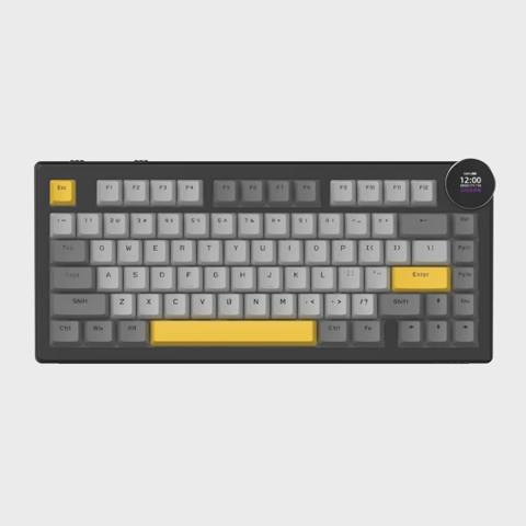 Ajazz AK820 V2 Black Gray Yellow wrist — 155 ₼ · Баку · Klaviaturalar və siçanlar Ajazz AK820 V2 Black Gray Yellow wrist — Баку