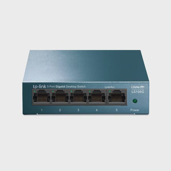 TP-Link - LS105G (5-Port Gigabit Desktop Switch) — Kommutatorlar və marşrutlayıcılar, Bakı
